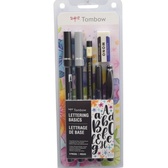 Tombow Lettering Basics Set With Pens and Guide - Picture 1 of 2
